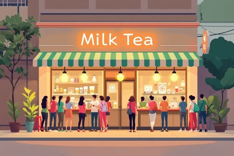 全网都在找的神秘奶茶店终于开分店,排队三小时起 - 每日大赛吃瓜 全网都在找的神秘奶茶店终于开分店,排队三小时起